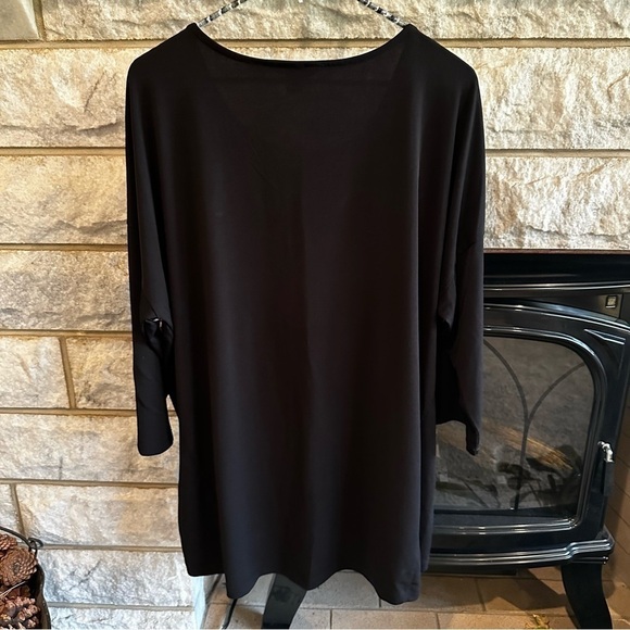 Christopher & Banks dolman high low geometric print tunic top XL - Picture 2 of 6